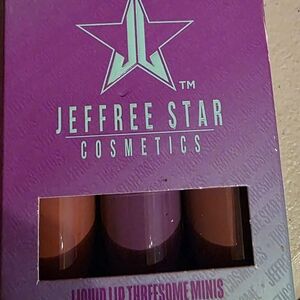 Jeffree Star Liquid Velour Lipstick Threesome Minis Set Brand New In Box